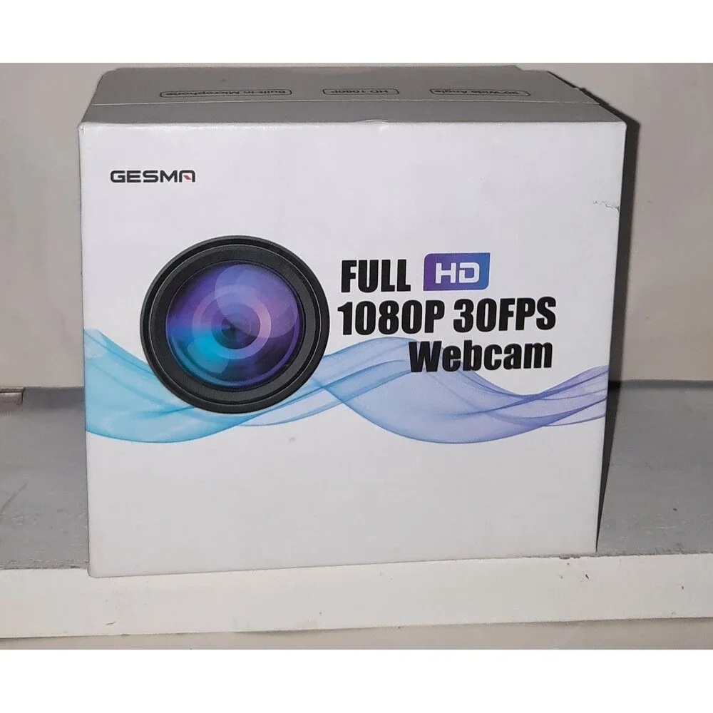 GESMA Webcam Full HD 1080P 30FPS